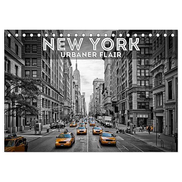 NEW YORK Urbaner Flair (Tischkalender 2024 DIN A5 quer), CALVENDO Monatskalender, Melanie Viola