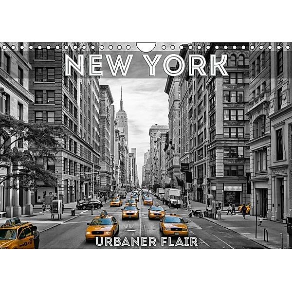 NEW YORK Urbaner Flair (Wandkalender 2017 DIN A4 quer), Melanie Viola