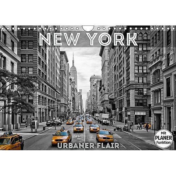 NEW YORK Urbaner Flair (Wandkalender 2017 DIN A4 quer), Melanie Viola