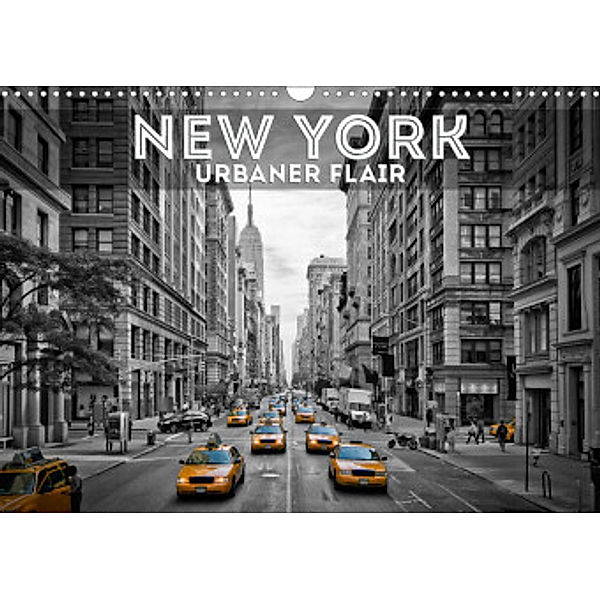 NEW YORK Urbaner Flair (Wandkalender 2022 DIN A3 quer), Melanie Viola