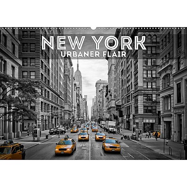 NEW YORK Urbaner Flair (Wandkalender 2023 DIN A2 quer), Melanie Viola
