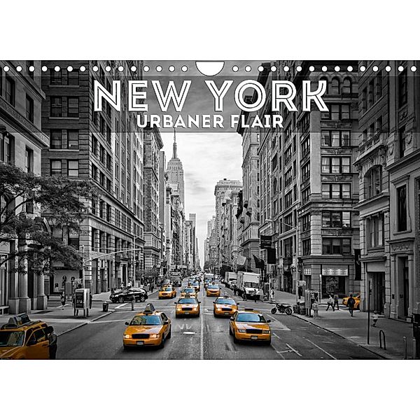 NEW YORK Urbaner Flair (Wandkalender 2023 DIN A4 quer), Melanie Viola