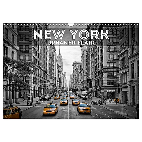 NEW YORK Urbaner Flair (Wandkalender 2024 DIN A3 quer), CALVENDO Monatskalender, Melanie Viola