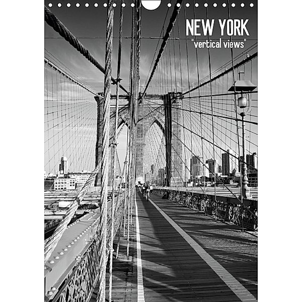 NEW YORK vertical views (FIN - Version) (Wall Calendar 2014 DIN A4 Portrait), Melanie Viola