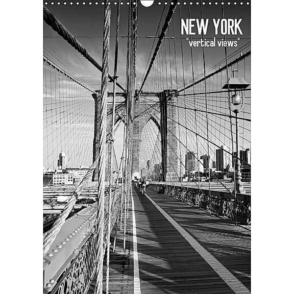 NEW YORK vertical views (FIN - Version) (Wall Calendar 2014 DIN A3 Portrait), Melanie Viola