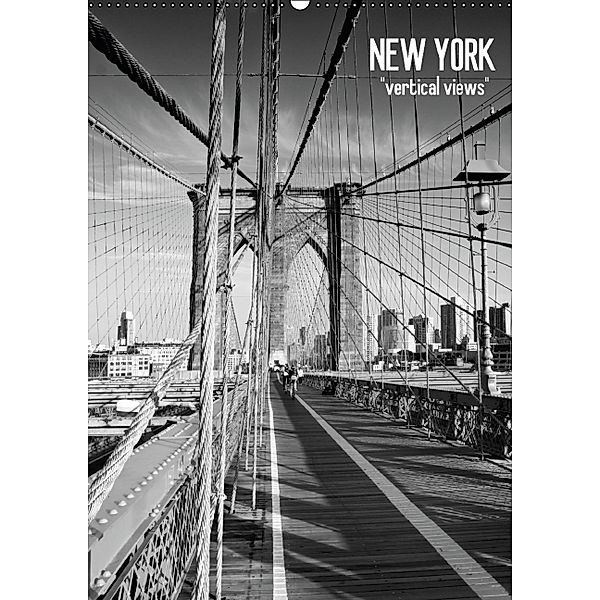 NEW YORK vertical views (FIN - Version) (Wall Calendar 2014 DIN A2 Portrait), Melanie Viola