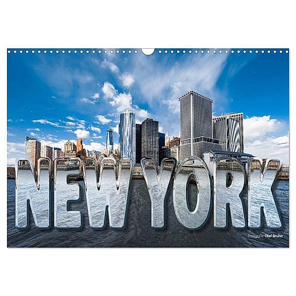 New York (Wandkalender 2024 DIN A3 quer), CALVENDO Monatskalender, Olaf Bruhn