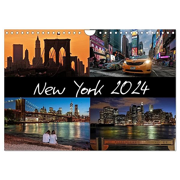 New York (Wandkalender 2024 DIN A4 quer), CALVENDO Monatskalender, Kurt Krause