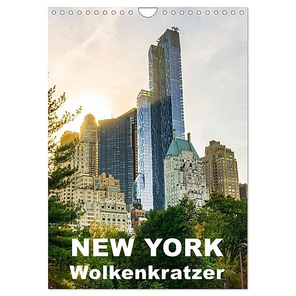 New York Wolkenkratzer (Wandkalender 2024 DIN A4 hoch), CALVENDO Monatskalender, Hans-Peter Möhlig