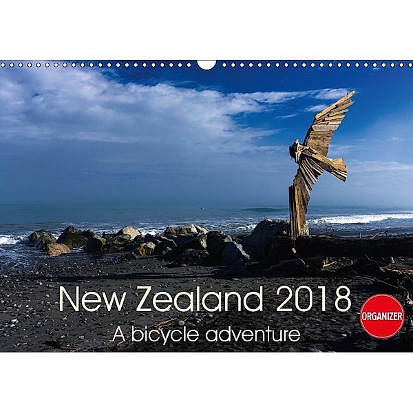 New Zealand 2018 - A bike adventure (Wall Calendar 2018 DIN A3 Landscape), Wiebke Schröder