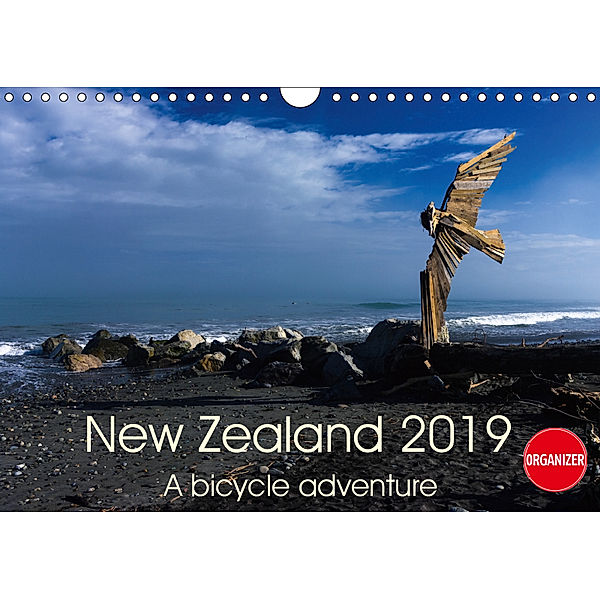 New Zealand 2019 - A bike adventure (Wall Calendar 2019 DIN A4 Landscape), Lille Ulven