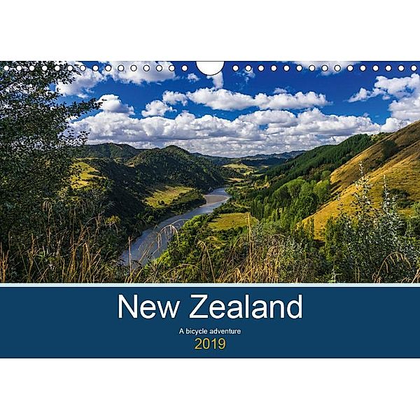 New Zealand - A bicycle adventure (Wall Calendar 2019 DIN A4 Landscape), Lille Ulven