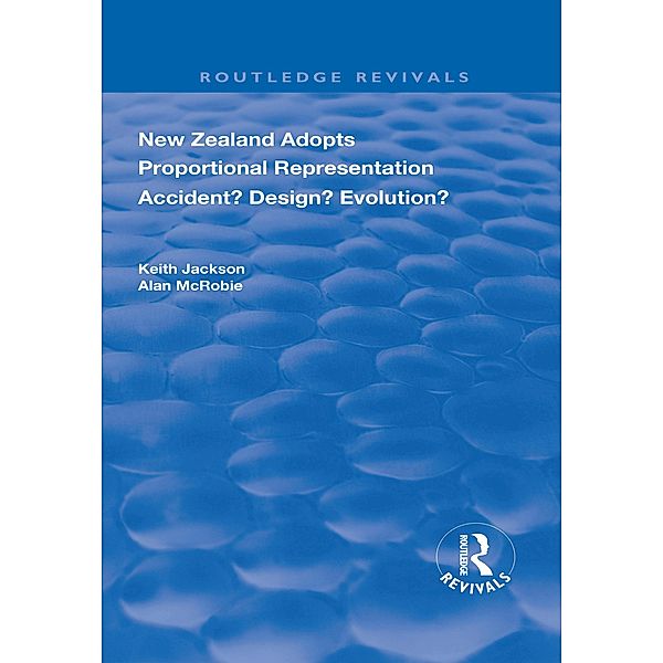 New Zealand Adopts Proportional Representation, Keith Jackson, Alan Mcrobie