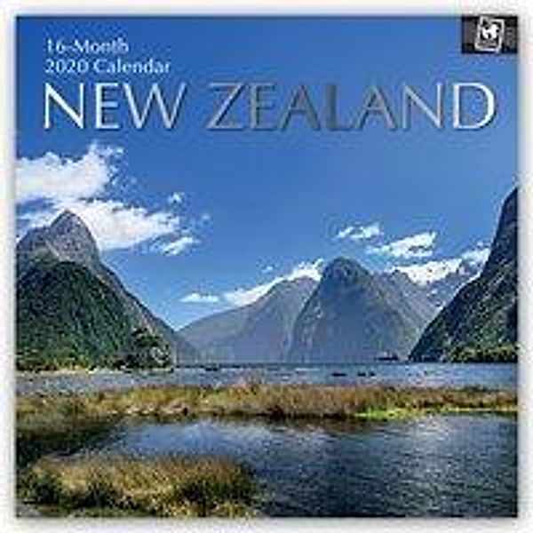 New Zealand - Neuseeland 2020 - 16-Monatskalender, The Gifted Stationery Co. Ltd