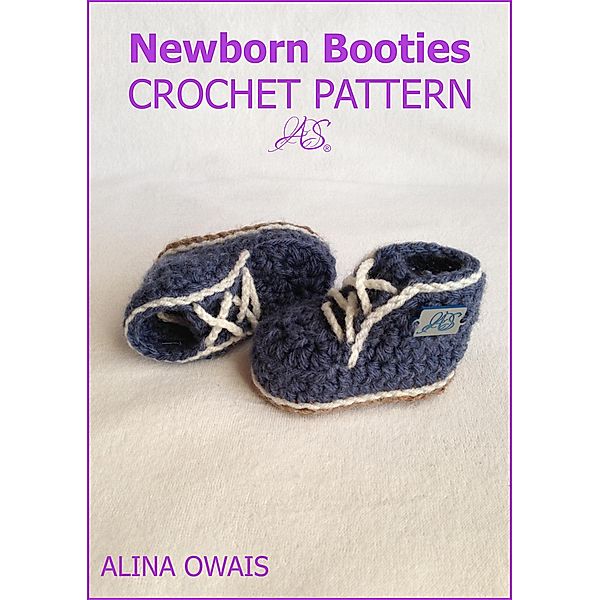 Newborn Booties Crochet Pattern, Alina Owais