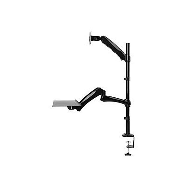 NEWSTAR FPMA-D500KEYB Keyboard & Mouse Desk Mount für Flatscreens 25,4-68,58cm 10-27Zoll 9kg VESA 75x75 or 100x100mm 2 pivot schwarz