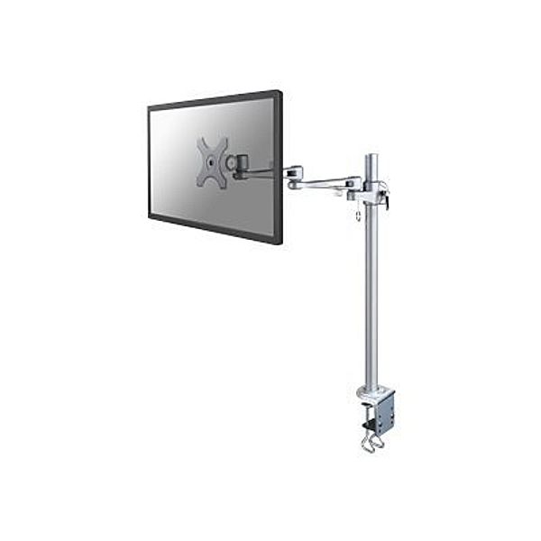 NEWSTAR FPMA-D935POLE70 Desk Mount Clamp Flatscreen 25,4-76,2cm 10-30Zol kipp-dreh-schwenkbar VESA 75x75/100x100mm 12kg pivot silber