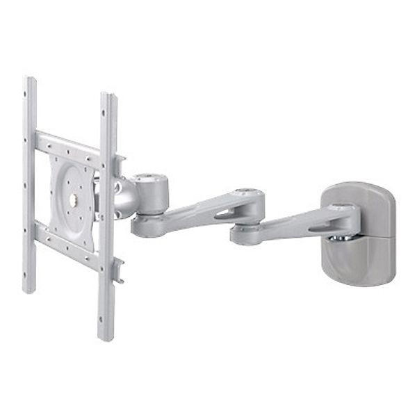 NEWSTAR FPMA-W935 Wall Mount für Flachbildschirme 25,4-93,98cm 10-37Zoll kippbar drehbar schwenkbar 20 kg 3 Pivot Silber