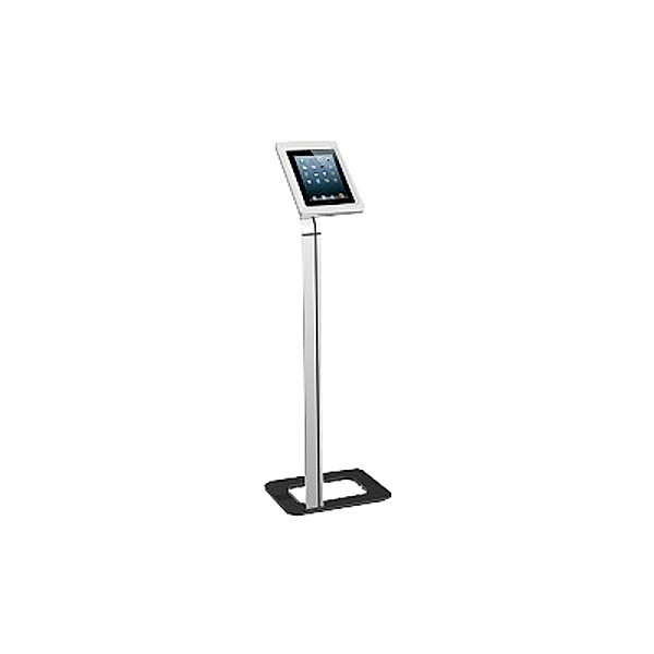 NEWSTAR TABLET-S100SILVER Tablet Floor Stand mit Diebstahlsicherung max 5kg Höhe:94-113cm passend für die meisten Tablets silber