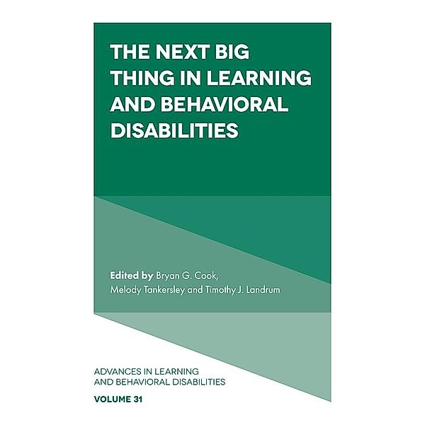 Next Big Thing in Learning and Behavioral Disabilities