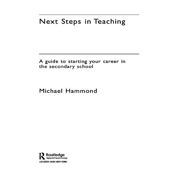 Next Steps in Teaching, Michael Hammond