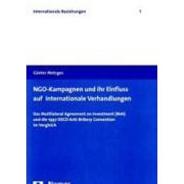 NGO-Kampagnen und ihr Einfluss auf internationale Verhandlungen, Günter Metzges