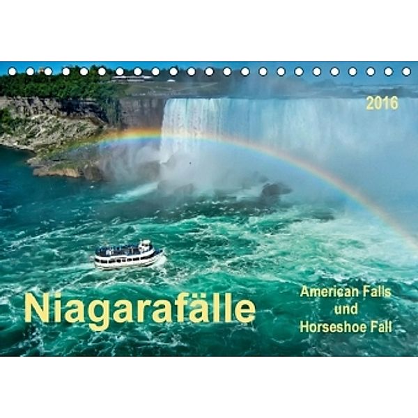 Niagarafälle - American Falls und Horseshoe Fall (Tischkalender 2016 DIN A5 quer), Peter Roder