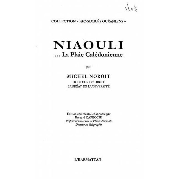 NIAOULI, Michel Noirot