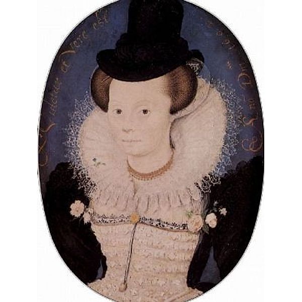Nicholas Hilliard - Porträt einer unbekannten Frau, Oval - 200 Teile (Puzzle)