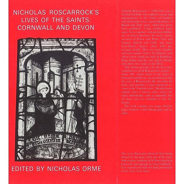 Nicholas Roscarrock's 'Lives of the Saints': Cornwall and Devon / Devon and Cornwall Record Society Bd.35