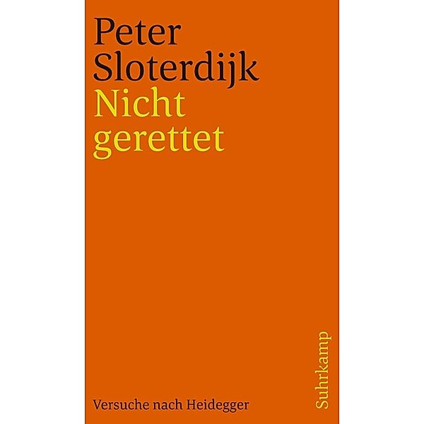 Nicht gerettet, Peter Sloterdijk