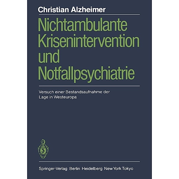 Nichtambulante Krisenintervention und Notfallpsychiatrie, Christian Alzheimer