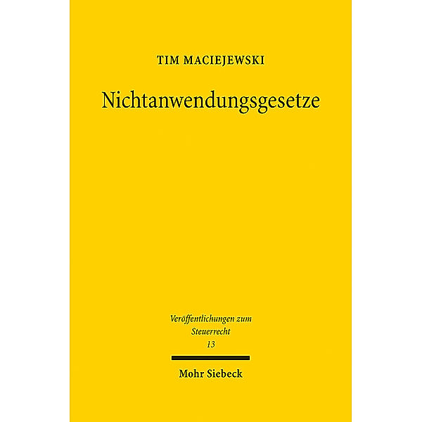 Nichtanwendungsgesetze, Tim Maciejewski