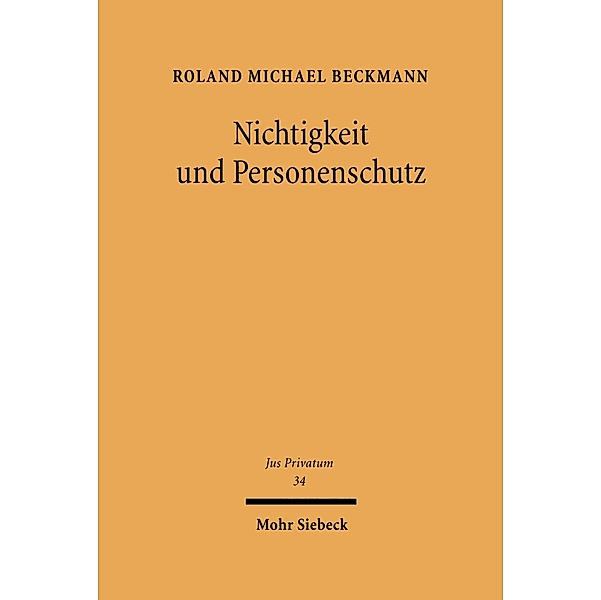 Nichtigkeit und Personenschutz, Roland M. Beckmann