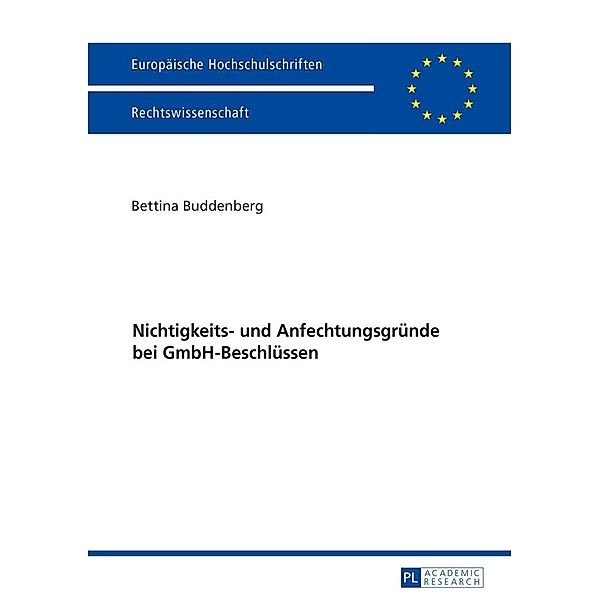 Nichtigkeits- und Anfechtungsgruende bei GmbH-Beschluessen, Buddenberg Bettina Buddenberg
