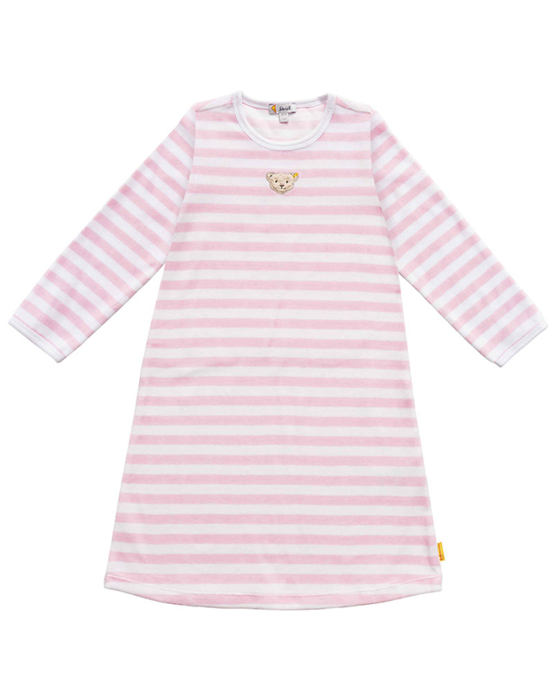 Nicki-Nachthemd BASIC gestreift in rosa weiß kaufen