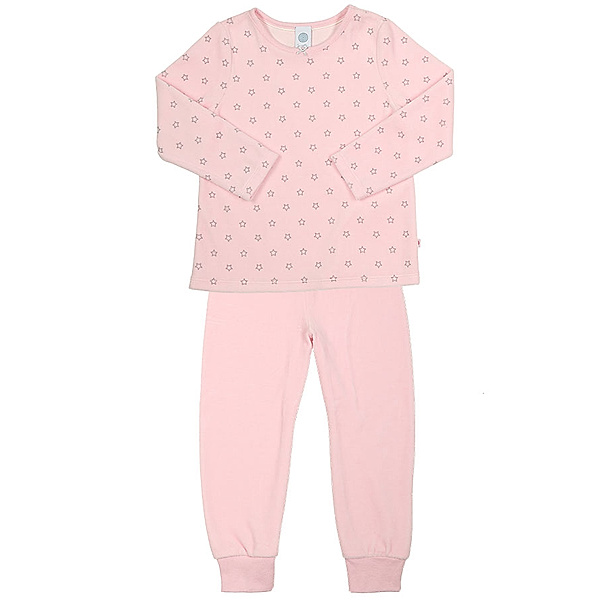 Sanetta Nicki-Schlafanzug STARS 2-teilig lang in rosa