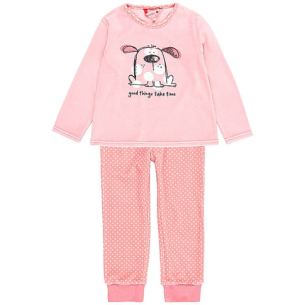 Boboli Nicki-Schlafanzug TAKE TIME 2-teilig lang in rosa