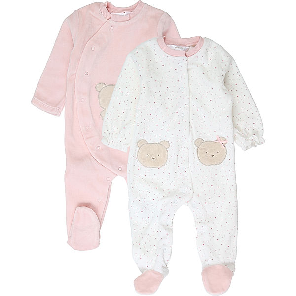 Mayoral Nicki-Strampler OSO 2er Set in babyrosa