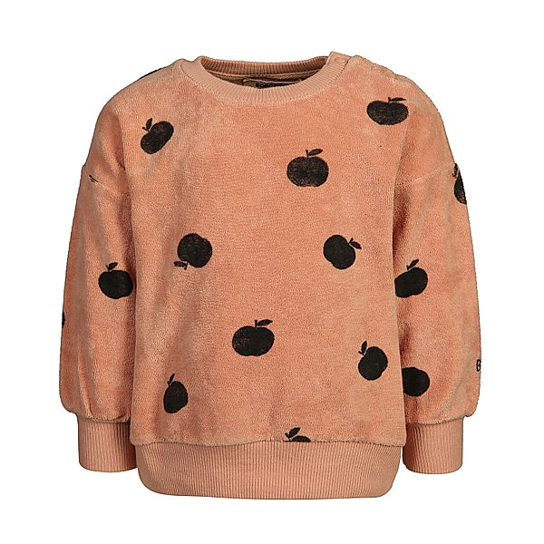 Bobo Choses Nicki-Sweatshirt BABY - ÄPFEL in caramel