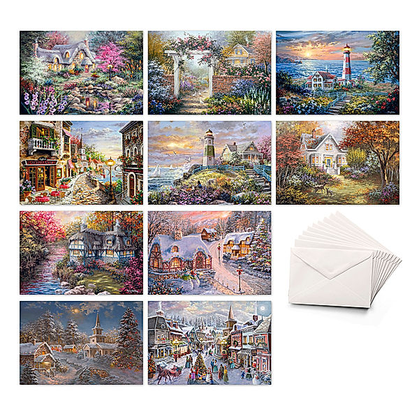 Nicky Boehme Grusskarten-Set 20-teilig, Nicky Boehme