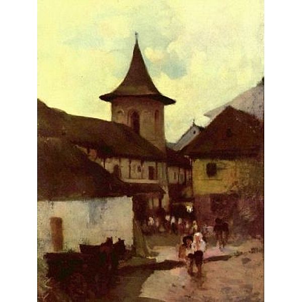 Nicolae Grigorescu - Katholische Kirche in Cimpulung - 1.000 Teile (Puzzle)