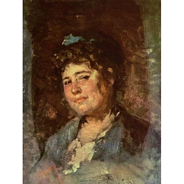 Nicolae Grigorescu - Porträt einer Frau - 100 Teile (Puzzle)