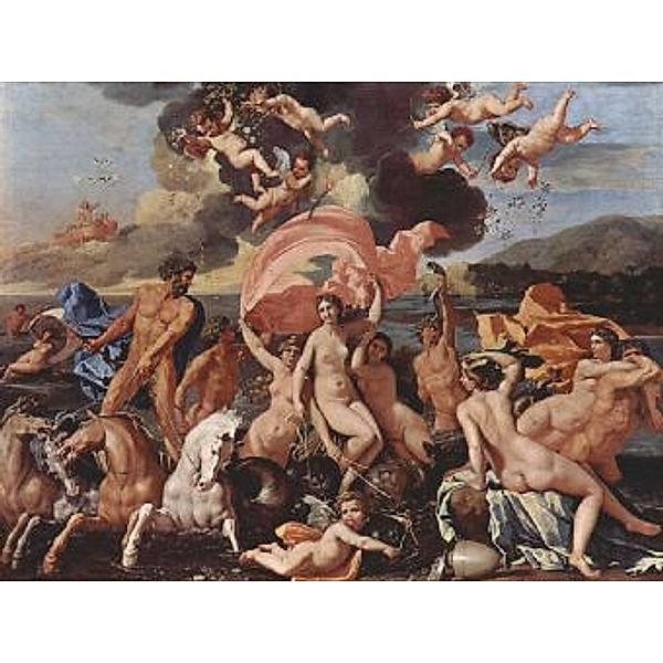 Nicolas Poussin - Der Triumphzug des Neptun (Das Baccanal Richelieu) - 1.000 Teile (Puzzle)