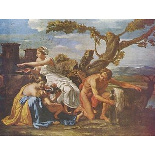 Nicolas Poussin - Jupiter als Kind von der Ziege Amalthea genährt - 1.000 Teile (Puzzle)