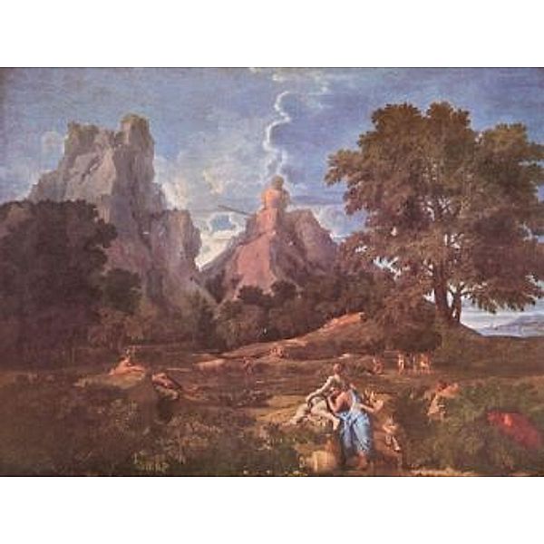 Nicolas Poussin - Landschaft mit Polyphem - 100 Teile (Puzzle)