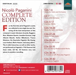 Nicolò Paganini-Complete Edition