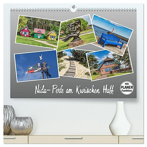 Nida - Perle am Kurischen Haff (hochwertiger Premium Wandkalender 2024 DIN A2 quer), Kunstdruck in Hochglanz, Gunter Kirsch