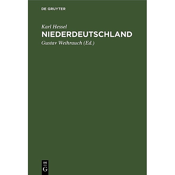 Niederdeutschland, Karl Hessel