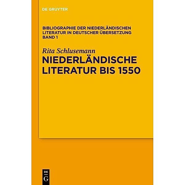 Niederländische Literatur bis 1550, Rita Schlusemann